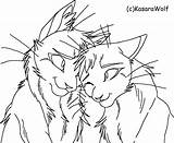 Coloring Cat Mates Kasarawolf Malvorlagen Spoiler Zitat Clans Warriorcat 1159 sketch template