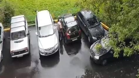 dumpert opa doet uitparkeren