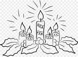 Advent Lilin Candles Mewarnai Candel Openclipart Kartun Gudang Pemandangan Phontekno sketch template
