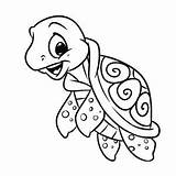 Coloring Turtles Pages Print Kids Color Children sketch template