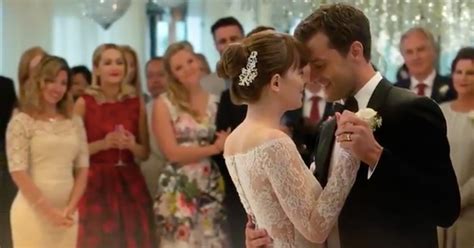 Fifty Shades’ Christian And Anastasia Share First Dance In