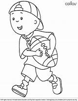 Caillou Coloring Pages Printable Cartoons Kids Drawing Print Fun Library Color Children Colouring Football Popular Coloringlibrary 1567 Related Insertion Codes sketch template