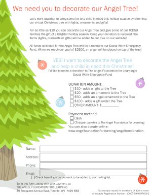 angel tree form fill  sign printable template