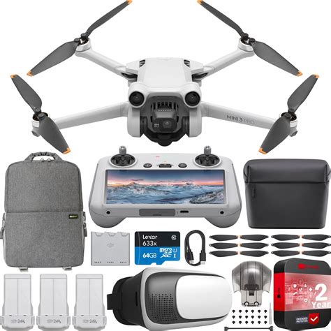 dji mini  pro drone quadcopter  rc smart remote fly  kit fpv  bundle walmartcom