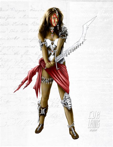 Indian Warrior Fantasy Female Design By Corleonis8 On