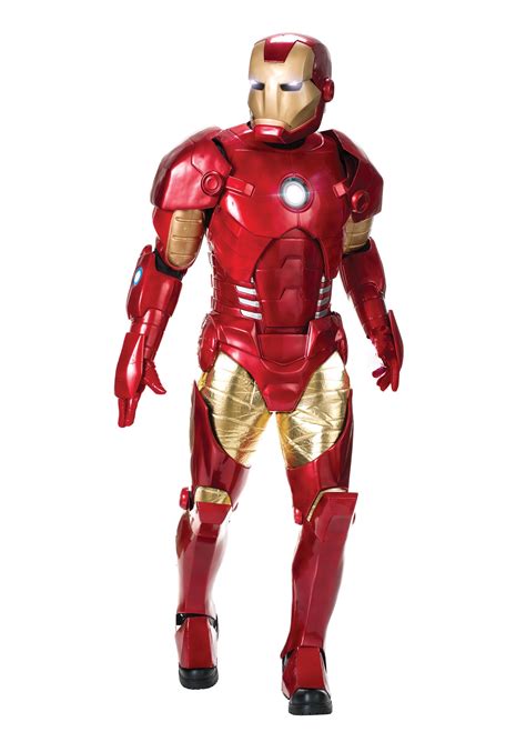 authentic mens iron man costume