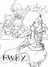 Rwby Anime Fanart Drawing Poses Reference Manga Comic Choose Board sketch template