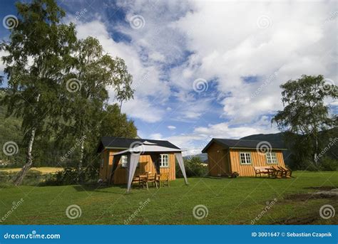rural cabins stock image image  brown house lodge