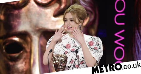 bafta tv awards 2021 sex education star aimee lou wood yells in shock
