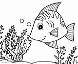 Fish Coloring Pages Printable Kids Tropical Cool2bkids sketch template
