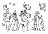 Coloring Dormant Aurore Kleurplaat Doornroosje Fairy Coloriages Kleurplaten Gratuit Personnages Fées Sorcière Méchante Fairies Prinses Princesse Réunis Marraines Dibujos Dessins sketch template