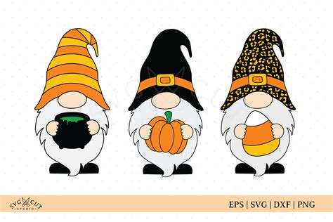 halloween gnomes svg files  svg cut studio thehungryjpeg