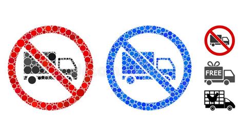prohibit trailer parking road sign vector icon stock vector illustration  banner caravan