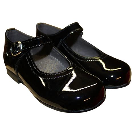 panyno black patent leather shoes