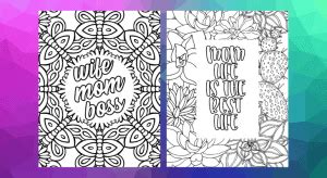 adult coloring pages  moms mama refreshed