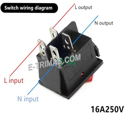 lighted rocker switch wiring diagram  pin shelly lighting