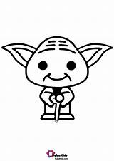 Yoda Baby Bubakids sketch template