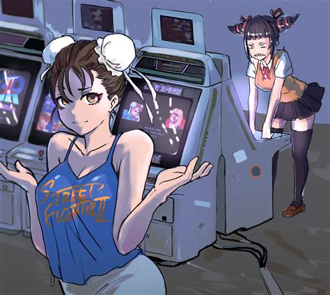 chun li  juri arcade edition art  maker rstreetfighter