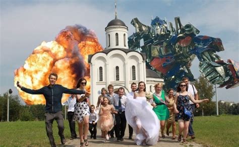 awkward russian wedding photos are a whole new level of