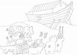 Nabi Minggu Sekolah Bahtera Bergambar Nuh Bah Dalam sketch template