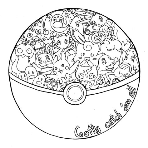 pokemon ball drawing  getdrawings