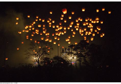 Gang Wow Sky Lantern Festival Taiwan