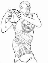 Coloring Pages Green Draymond Harden James Drawing Printable Template Sketch sketch template