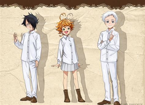 emma the promised neverland norman the promised neverland ray the