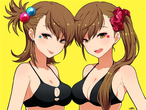 Futami Mami And Futami Ami Idolmaster And 1 More Drawn By Ram