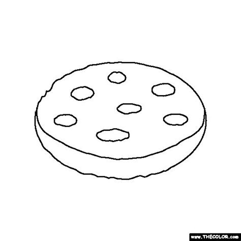 chocolate chip cookie coloring page  coloring pages printable