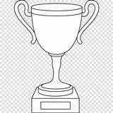 Trophy Clipart Transparent Background Cup Coloring Colouring Clipground Sheet sketch template