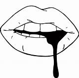 Lips Dripping Drip Drooling Clipartmag Traceable Lipstick Trippy Clipground Heart Webstockreview Clipartkey Pinclipart Sharpie 10kb sketch template