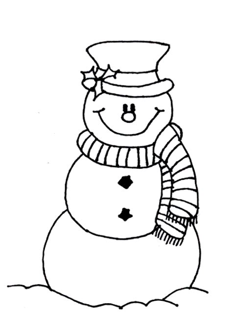 snowman christmas coloring pages  print   kids