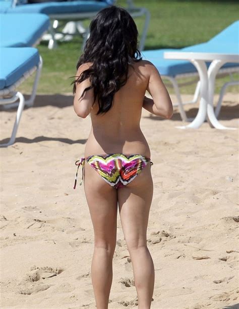 celebrity modeling vanessa hudgens oooops topless bikini