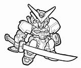 Gundam Sd Astray Lineart sketch template