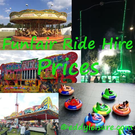 funfair ride hire prices eddy leisure
