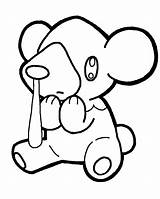 Cubchoo Coloring Pages Getcolorings Lineart sketch template