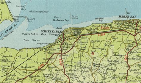 whitstable map