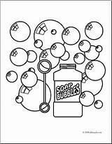 Bubbles Coloring Pages Clip Blowing Bubble Printable Color Getdrawings Abcteach Getcolorings sketch template