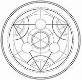 Alchemy Transmutation Fullmetal Alchemist sketch template