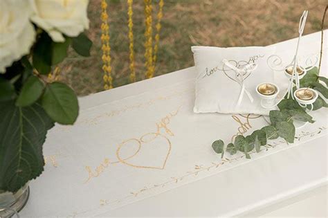 tischlaeufer white wedding   guenstig kaufen bei partydekode