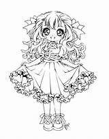 Coloring Pages Anime Cute Girl Print Marker Challenge Markers Colouring Printable Harmony David King Deviantart Color Girls Sureya Chibi Drawing sketch template