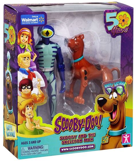 scooby doo scooby  skeleton man exclusive action figure  pack zoink toywiz
