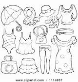 Clothes Summer Coloring Pages Clothing Cloth Preschoolers Spa Printable Getcolorings Color Getdrawings Colorings sketch template