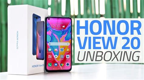 honor view  unboxing    punch hole camera specs features   youtube