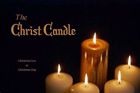 christ candle advent  christmas