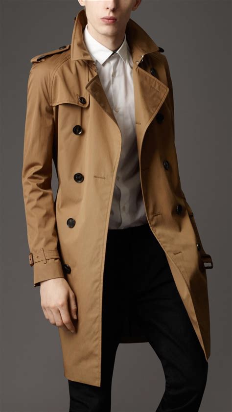 brown trench coat men long coat nj