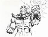 Thanos Fuerte Dibujosonline Categorias sketch template