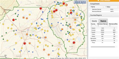 emc power outage map time zones map world