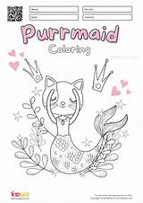 Purrmaid Kidpid sketch template